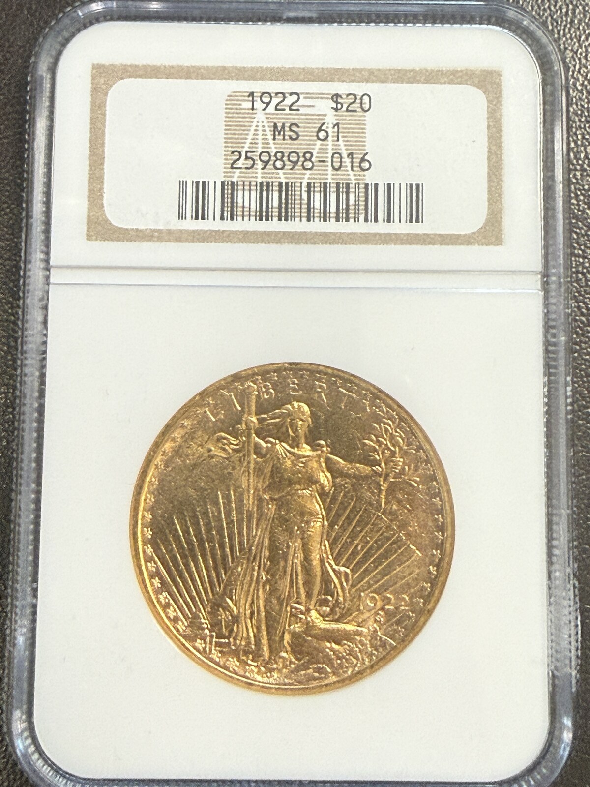 Goldmünzen $20 St Gaudens 1922 St. Gaudens $20 NGC MS61 | MA-Shops