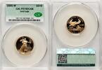 USA Certified Gold Eagles Proof Gold Eagle 1/4 oz Non Designation 2005-W Certified Gold American Eagles CACG MS70