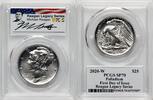 World Coins and Other 2020-W Palladium Eagle 1 oz Burnished FDI Reagan Legacy Series Michael Reagan Picture -