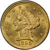 US $2 1/2 Secure 1895 Liberty Head $2.5 PCGS MS64
