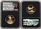 World Coins and Other 2016-W Proof Gold Eagle 1/2 oz Anna Cabral Prestige Treasurer Series Blk Core -