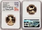 World Coins and Other 2021-W Type 1 Proof Gold Eagle 1/2 oz ER Mike Castle -