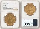 US 1862-S Liberty Head $20 NGC AU50