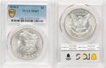 US S$1 Secure 1878-S Morgan Dollar PCGS MS67