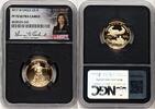 World Coins and Other 2017-W Proof Gold Eagle 1/4 oz Anna Cabral Prestige Treasurer Series Blk Core -