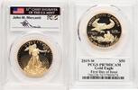 World Coins and Other 2019-W Proof Gold Eagle 1 oz FDI John Mercanti -