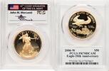 US Proof Gold Eagle 1 oz John Mercanti Certified Gold American Eagles -