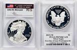 World Coins and Other 2015-W Proof Silver Eagle 1 oz FDI John Mercanti Washington -