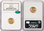 US $2 1/2 CAC 1907 Liberty Head $2.5 NGC MS66
