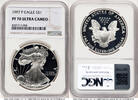 Bullion Münzen Proof Silver Eagle 1 oz Brown Label 1997-P Silver Eagles NGC MS70