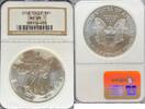 Bullion Münzen 2002 Silver Eagles NGC MS69
