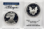 Bullion Münzen Proof Silver Eagle 1 oz TD Rogers 2000-P Silver Eagles PCGS MS70