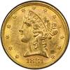 Goldmünzen 1881/0 $5 Liberty 1881/1 Liberty Head $5 PCGS MS63
