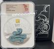 Gedenkmünzen Kilo Australia S$30 Year of the Snake Colorized Fi Modern Silver and Clad Commemoratives (1982 to Dat -