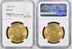 Goldmünzen $20 Liberty Plus 1904 Liberty Head $20 NGC MS64