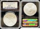 Bullion Münzen Silver Eagle  Black Core 2012-S Silver Eagles NGC MS69