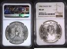 Bullion Münzen 36pc Silver Eagle Set 1986-2021 Silver Eagles NGC MS69