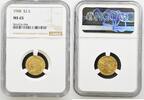 Goldmünzen $2 1/2 1908 Indian $2.5 NGC MS65