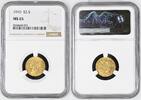 Goldmünzen $2 1/2 1910 Indian $2.5 NGC MS65