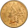 Goldmünzen 1866 Motto $20 Liberty Fairmont Collection Liberty Head $20 -