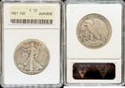 1/2 Dollars 1921 Walking Liberty Half Dollar ANACS F12