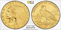 Goldm&uuml;nzen $2 1/2 Secure 1911 Indian $2.5 PCGS MS64 2,030.00 US$  +  30.00 US$ shipping