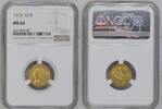 Goldmünzen $2 1/2 Brown Label 1913 Indian $2.5 NGC MS62