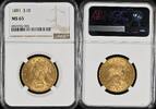 Goldm&uuml;nzen $10 1881 Liberty Head $10 NGC MS65 17,465.00 US$  +  30.00 US$ shipping