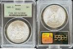 1 Dollar Morgan Dollar  OGH 1885-S Morgan Dollar PCGS MS63 4,382.29 元  ＋  303.39 元 运费
