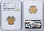 Goldmünzen $2.5 Indian PR67+ 1914 Indian $2.5 NGC PR67+