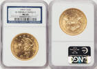 Goldmünzen $20 Liberty 1865-S Liberty Head $20 NGC MS64
