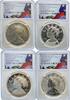US American Liberty 4pc Medal Set 225th Anniversary S Modern Commemorative Sets -