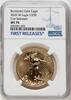 US Burnished Gold Eagle 1 oz FR Blue Gold Eagles -
