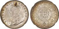 Graded Coins AR Rupee 1920 BRITISH INDIA: George V (1910-1936), AR Rupee... 107.44 US$  +  15.30 US$ shipping