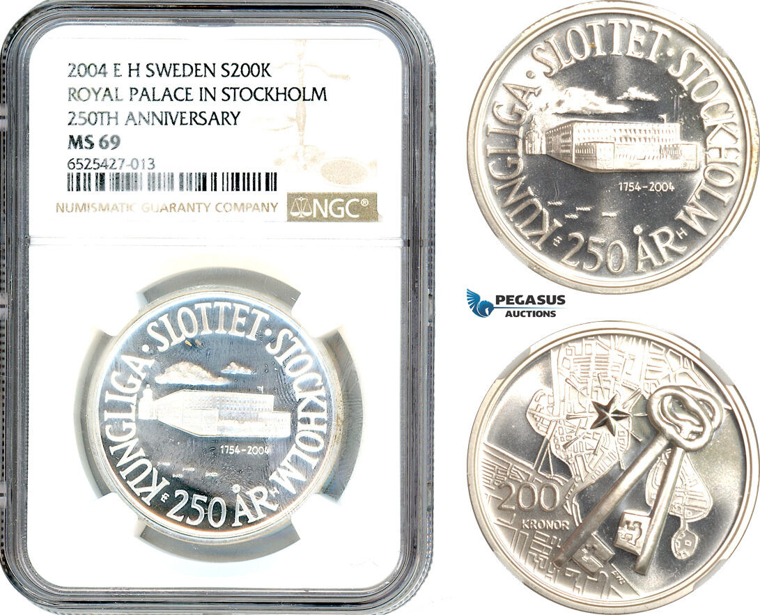 Sweden 200 Kronor 2004 NGC MS69 MA Shops sweden-200-kronor-2004-ngc-ms69-ma-shops