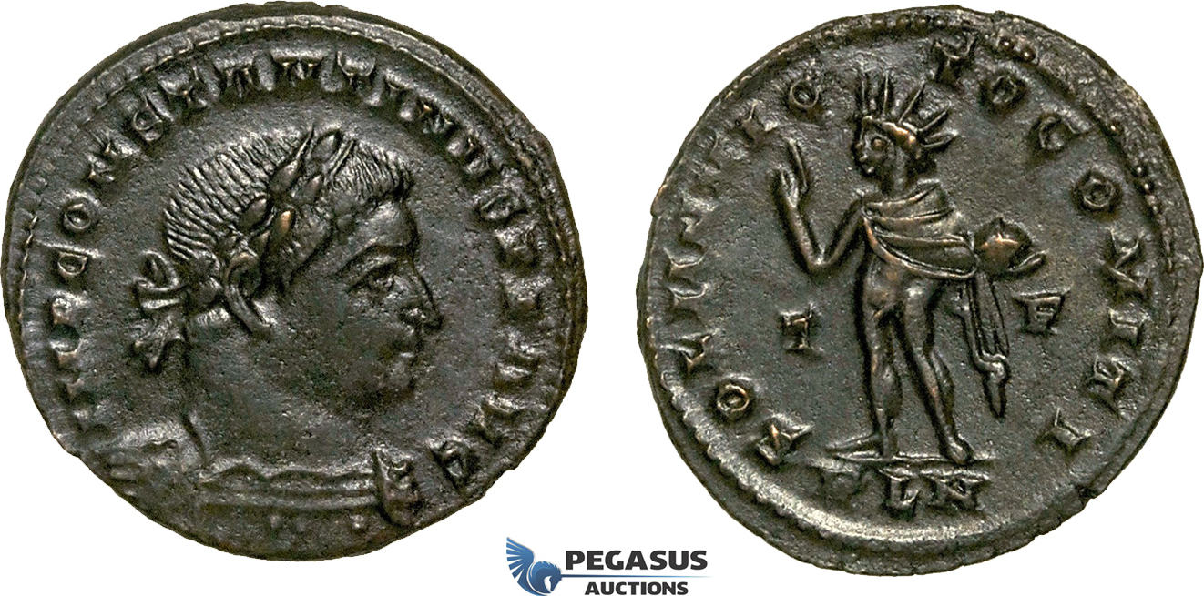 Roman Empire Æ Nummus Constantine I (306-337 AD) London ...
