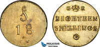Portugal & Brazil Monetary Weight for 3200 Reis, 18 Shillings -