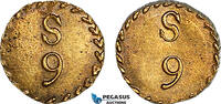 Portugal & Brazil Monetary Weight for 1600 Reis, 9 Shillings -