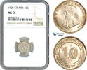Straits Settlements 10 Cents -