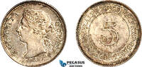Straits Settlements 5 Cents -