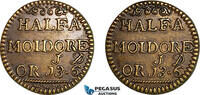 Monetary Weight for 1/2 Moidore  Portugal & Brazil  EF