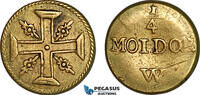 Monetary Weight for 1/4 Moidore  Portugal & Brazil  EF