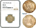 Straits Settlements 20 Cents -