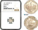 Germany, Frankfurt 1 Kreuzer -