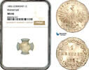 Germany, Frankfurt 1 Kreuzer -