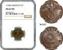 Germany, Third Reich 2 Reichspfennig -