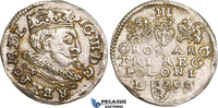 Poland 3 Groschen (Trojak) Sigismund III, Lublin