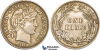United States Barber Dime (10C) Barber Dime, Philadelphia