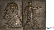 Denmark Bronze Plaque Medal Carlsberg Brewery, Carl Jacobsen -
