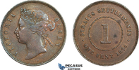 Straits Settlements Cent Victoria -